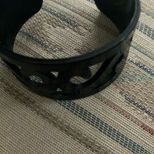 Plastic cuff bracelet